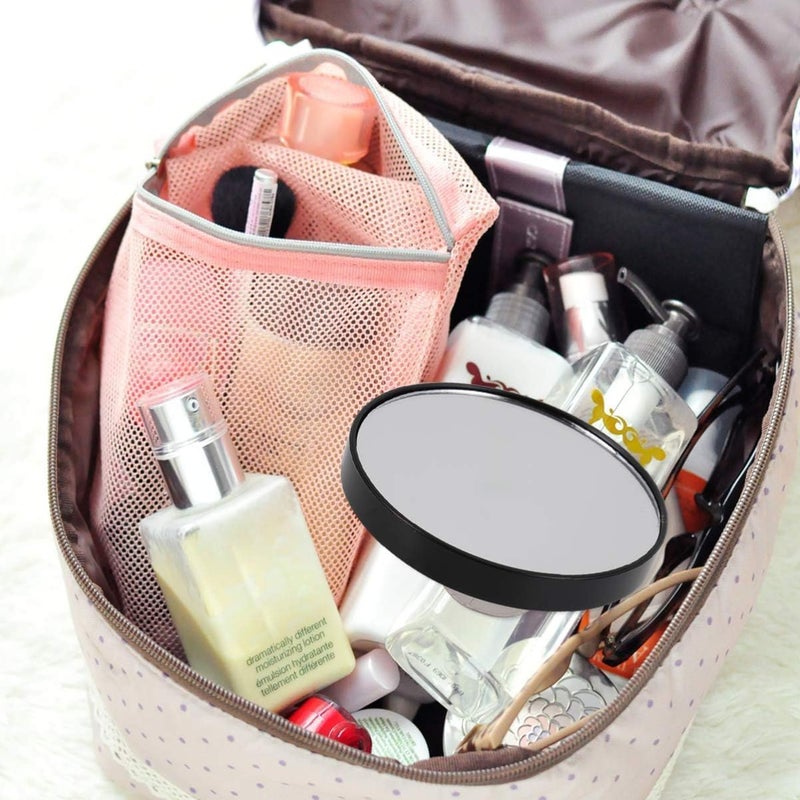 Zipron 10X Magnifying Makeup Mirror Facial Cosmetic Absorption Shaving Home Makeup Travel for Man and Woman - Image 4