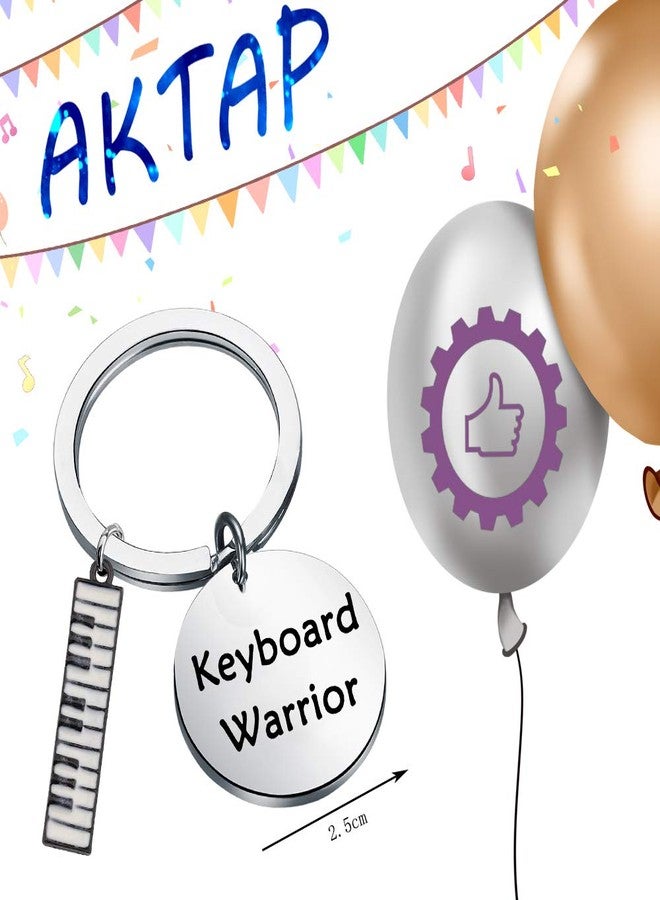 AKTAP Piano Keyboard Keychain Piano Lovers Gift for Pianist Piano Teacher Keyboard Musical Instruments Key Ring (Piano Keyboard Keychain) - Image 5