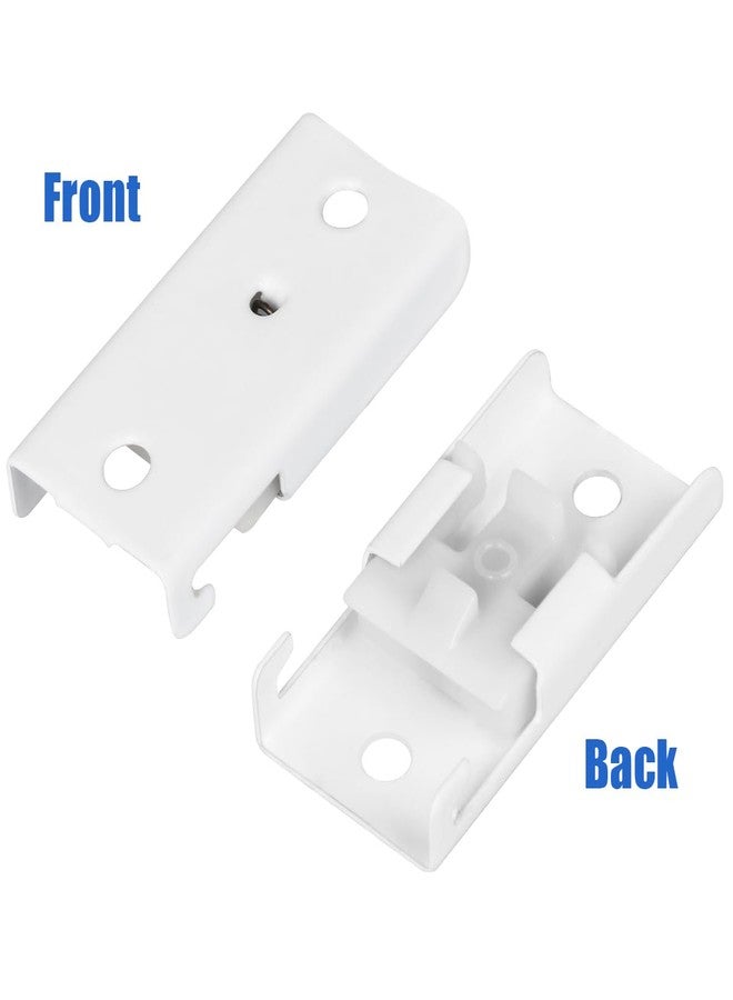 KOLAKO 10 Pack Mount Brackets, White Ceiling Curtain Track Accessories - Image 3