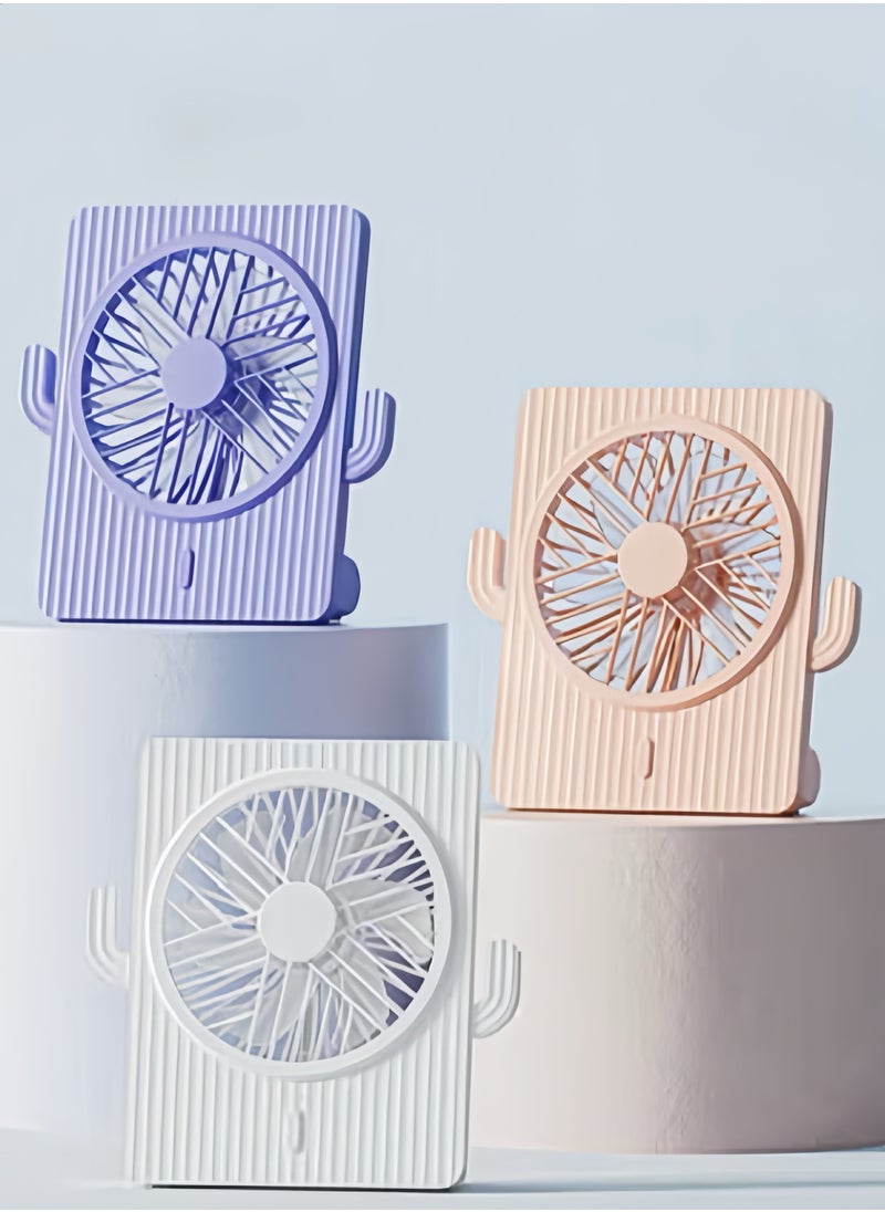 OUYoo Fan Battery Operated Rechargeable 180 Tilt Folding Personal Ultra Quiet Small Portable Fan  - Image 4