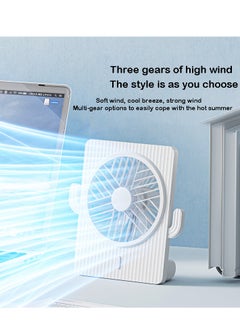 OUYoo Fan Battery Operated Rechargeable 180 Tilt Folding Personal Ultra Quiet Small Portable Fan  - Image 3