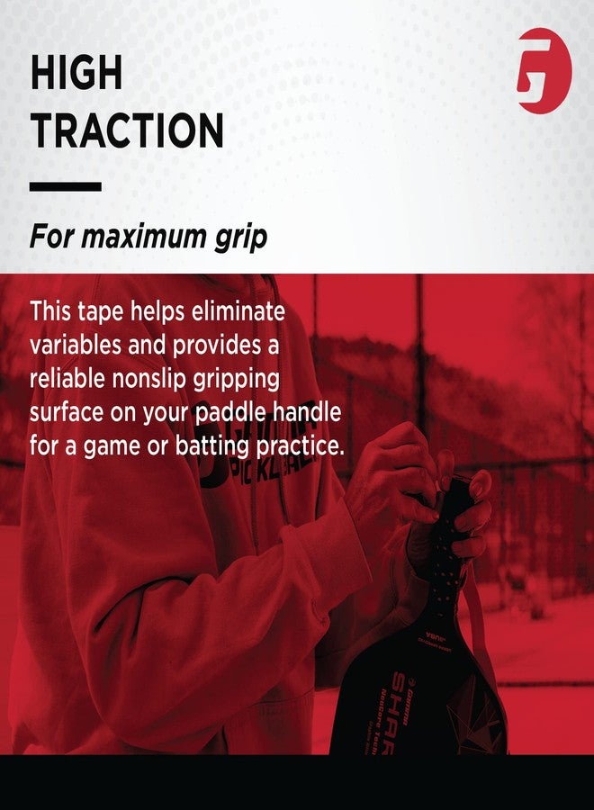 Gamma غلاف غامّا الرياضي الفاخر للتنس، البيكلبول، الاسكواش، الريشة، وكرة المضرب، 3 قطع (عبوة من 1)، أسود - Image 5