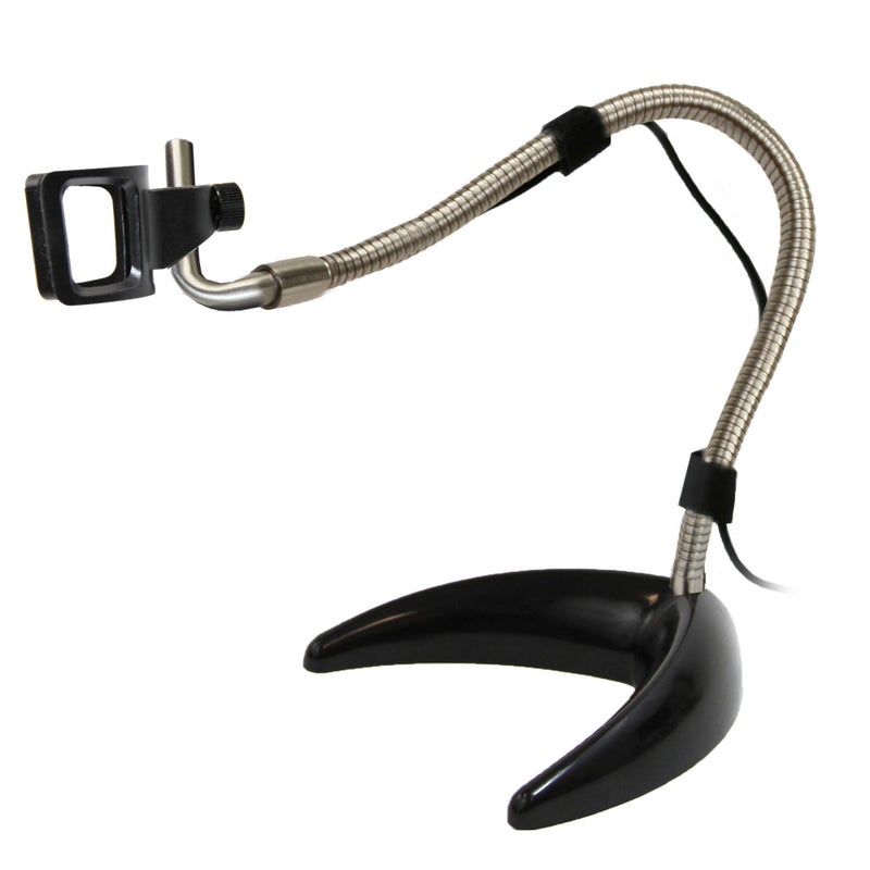 Dino-Lite Dunwell Tech, Inc MS22B Flex-arm Desktop Stand (Black) - Designed for Dino-Lite - Image 1