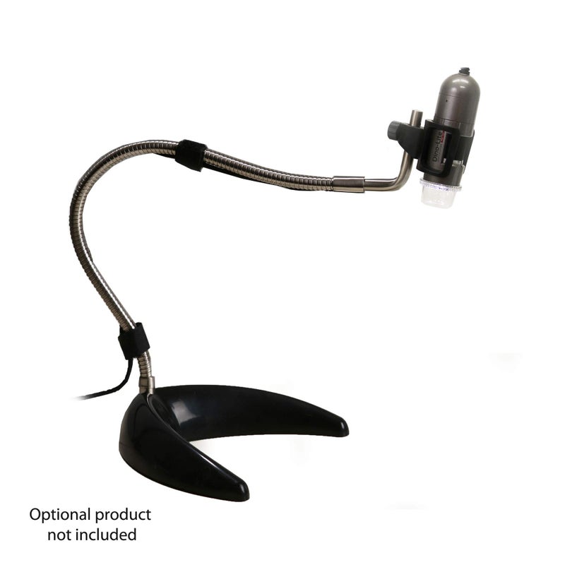 Dino-Lite Dunwell Tech, Inc MS22B Flex-arm Desktop Stand (Black) - Designed for Dino-Lite - Image 3