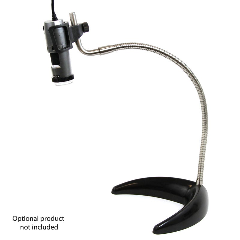 Dino-Lite Dunwell Tech, Inc MS22B Flex-arm Desktop Stand (Black) - Designed for Dino-Lite - Image 4