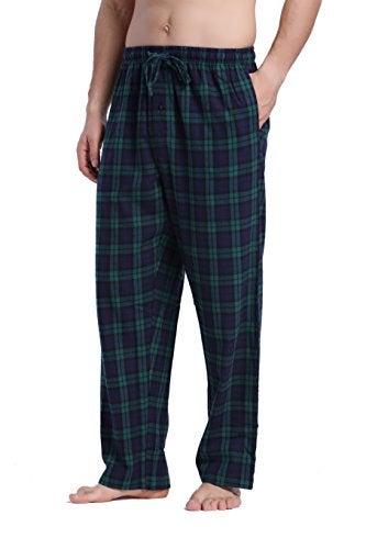 CYZ Men's 100% Cotton Super Soft Flannel Plaid Pajama Pants (2XL, F17009) - Image 2