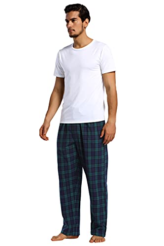 CYZ Men's 100% Cotton Super Soft Flannel Plaid Pajama Pants (2XL, F17009) - Image 3