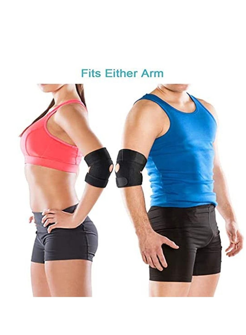SYOSI SYOSI Adjustable Elbow Brace Support Neoprene Elbow Bandage Breathable Elbow Strap Fitness Elbow Splint for Golfers Elbow Tennis Elbow Arthritis Sports Injury and Provides Support - Image 3