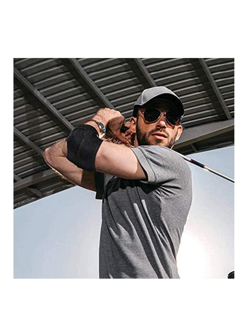 SYOSI SYOSI Adjustable Elbow Brace Support Neoprene Elbow Bandage Breathable Elbow Strap Fitness Elbow Splint for Golfers Elbow Tennis Elbow Arthritis Sports Injury and Provides Support - Image 5