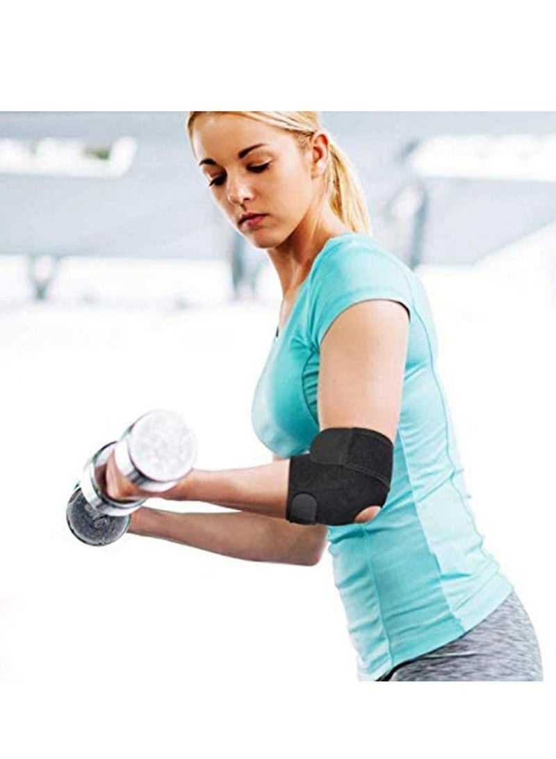 SYOSI SYOSI Adjustable Elbow Brace Support Neoprene Elbow Bandage Breathable Elbow Strap Fitness Elbow Splint for Golfers Elbow Tennis Elbow Arthritis Sports Injury and Provides Support - Image 4