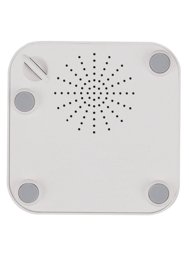 كابتن تيك Noise Machine Sleep Instrument with 9 Soothing Sounds Baby Adult Sleep Relaxation Machine Night Therapy Device for Baby Soothing Adult Office for Nursery Home Travel USB Powered(White) - Image 4