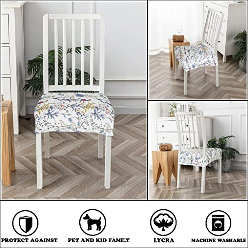 FABANE Dining Chair Seat Cover Set of 4 Seater pcs are Easily Washable Stretchable and Comfortable for Dining Room Home Decor Slip Cover Universal Size (4 Seat Covers, Beige) - Image 4