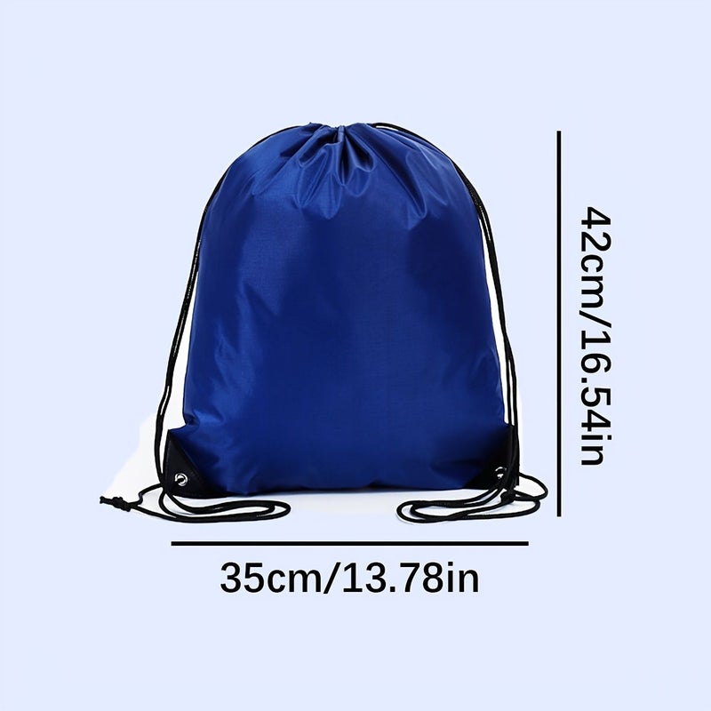 6pcs Assorted Varieties Sports Drawstring Bag for Fitness Camping Cycling Travel - Image 2