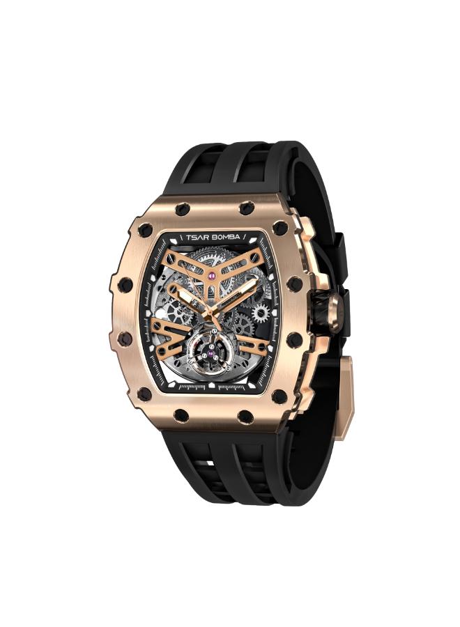TSAR BOMBA Men's Silicone Automatic Watch TB8208A-16 - 43.5*50.5 mm - Image 2