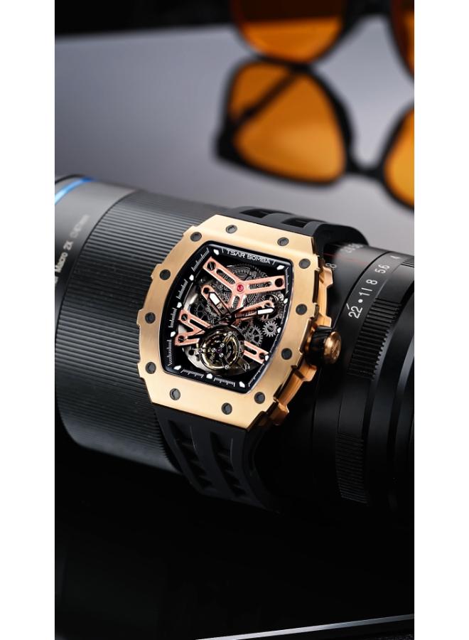 TSAR BOMBA Men's Silicone Automatic Watch TB8208A-16 - 43.5*50.5 mm - Image 5