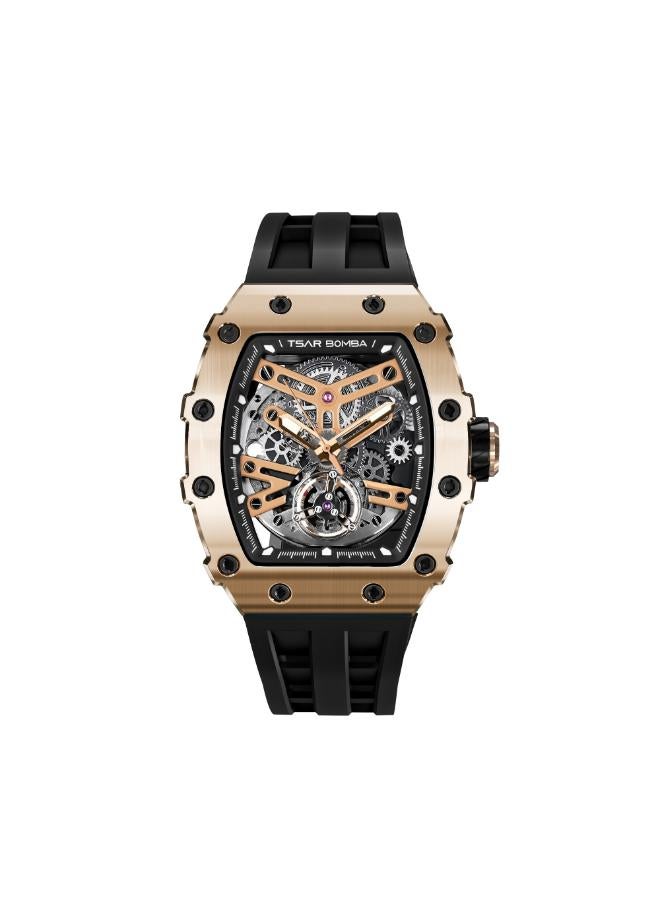 TSAR BOMBA Men's Silicone Automatic Watch TB8208A-16 - 43.5*50.5 mm - Image 1