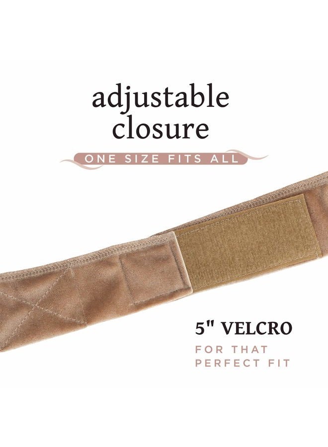 MainBasics Wig Grip Band for Keeping Wigs in Place Adjustable Velvet Wig Headband (Beige) - Image 3