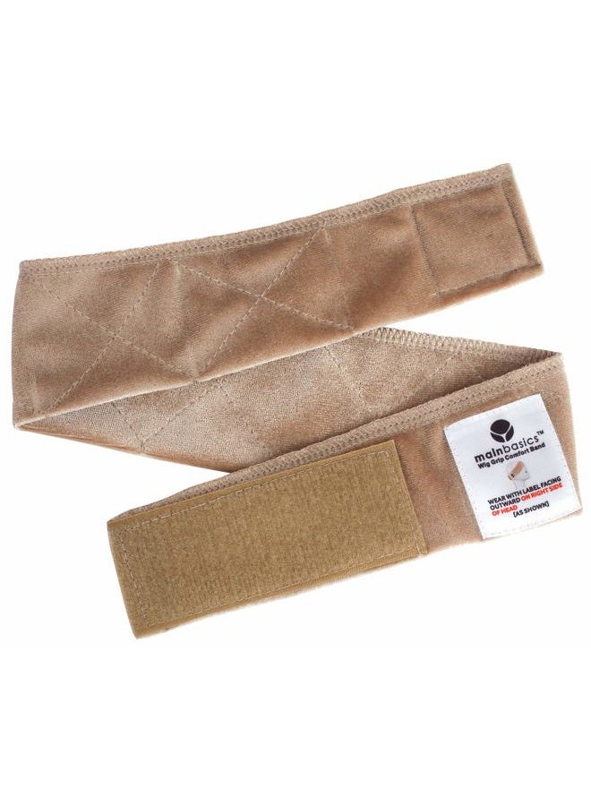 MainBasics Wig Grip Band for Keeping Wigs in Place Adjustable Velvet Wig Headband (Beige) - Image 5