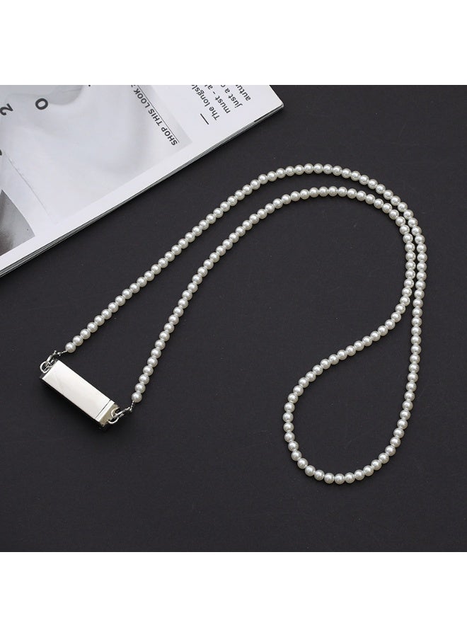 NIBEMINENT Phone Charm/ Chain Strap for Women Girls, Metal Chain Cell Phone Case Lanyard Wrist Strap