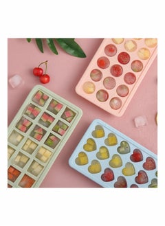 Y&D Ice Trays Silicone Cube Tray with Lid(3 Pcs)  - Image 2