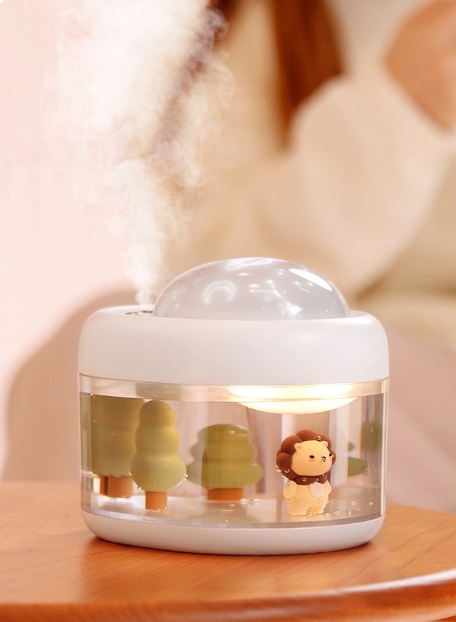 general Projection Humidifier Home USB Large Capacity Convenient Mini Bedroom Desktop Air Humidifier 130X110X126MM - Image 4