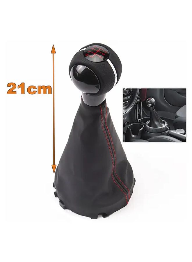 1 قطعة من غطاء حماية أحمر لمقبض تغيير السرعات بـ 6 سرعات لطراز COOPER S F54 F60 - Image 3