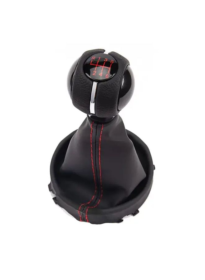 1 قطعة من غطاء حماية أحمر لمقبض تغيير السرعات بـ 6 سرعات لطراز COOPER S F54 F60 - Image 1