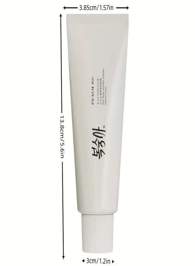 VIVAGLO Peach Jo+ Rice Water Brightening Tone-Up Cream - Hydrating No-Makeup Base & Sensitive Isolation Natural Cream for Face & Body, Probiotic Infused (50g) - Image 5