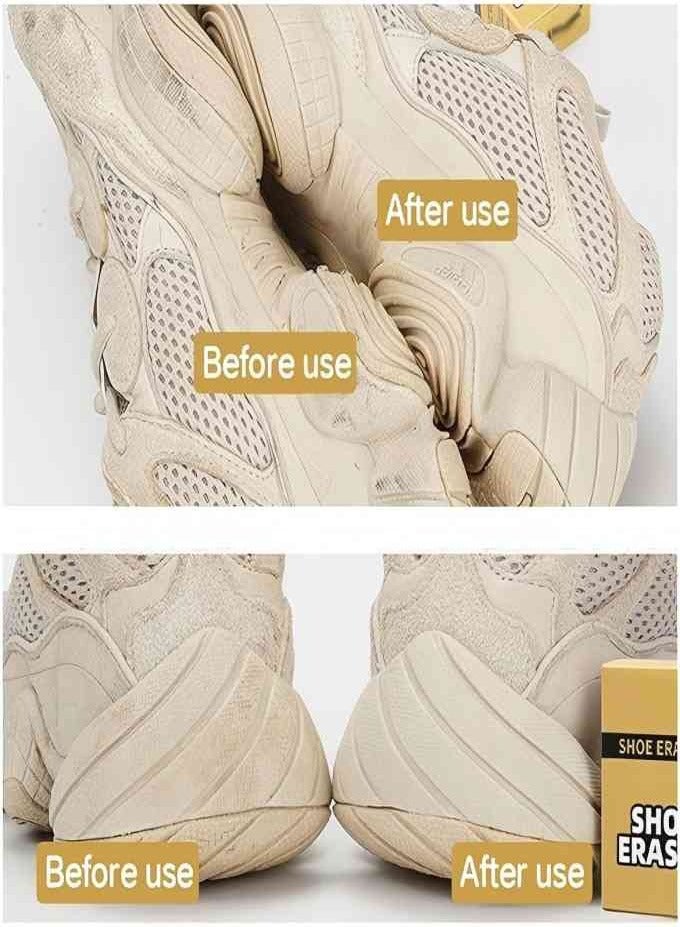2 قرص ممحاة تنظيف الأحذية مسح الأحذية المحمولة مزيل البقع ممحاة، لا حاجة للماء، سهولة الحمل والتخزين، للملابس الرياضية النظيفة، الأحذية، الأحذية - Image 3