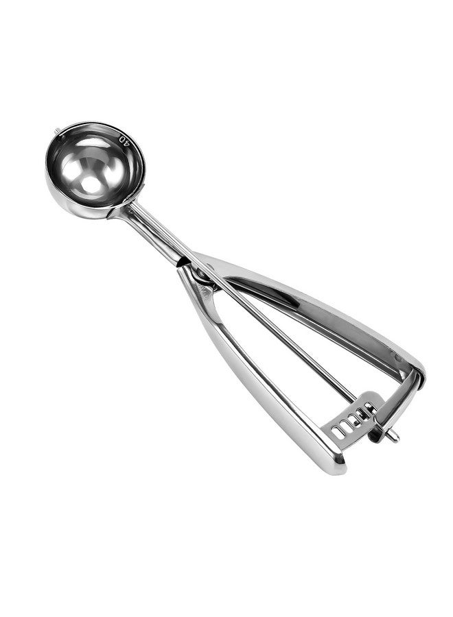 Saebye Medium Cookie Scoop, 2 Tbsp / 30ml / 1 oz, Size #40 Cookie Dough Scoop, Cookie Scoops for Baking, 1 25/32 inches / 4.5 CM Ball, 18/8 Stainless Steel, Secondary Polishing - Image 1