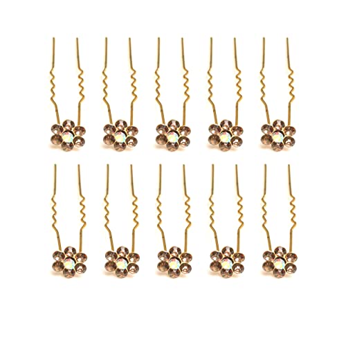 Paradise® Hair Pins For Women/Bridal Hair Accessories For Women And Girls/Juda Pins For Women (Full Golden) - Image 1