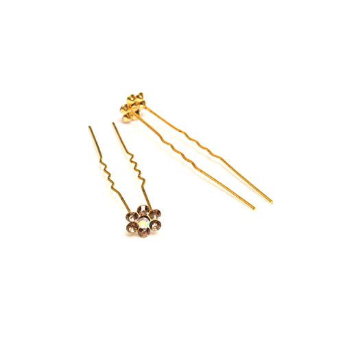Paradise® Hair Pins For Women/Bridal Hair Accessories For Women And Girls/Juda Pins For Women (Full Golden) - Image 2