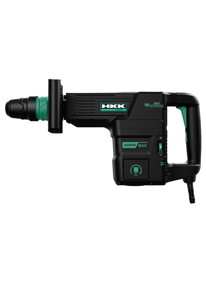 HKK HKK 1500W Percussion Hammer – 35J Impact Energy, 0–2000 BPM, Heavy Duty Electric Demolition Tool, 10.28kg Breaker  - Image 1