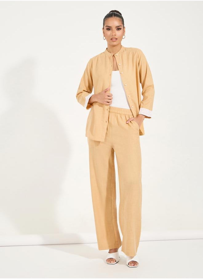 Mandarin Collar Shirt & Straight Pants Modest Set - pzsku/ZA5411A35CBF26BBD03F4Z/45/_/1728470621/3dc991af-95fc-4259-932d-4e5ea85c7127