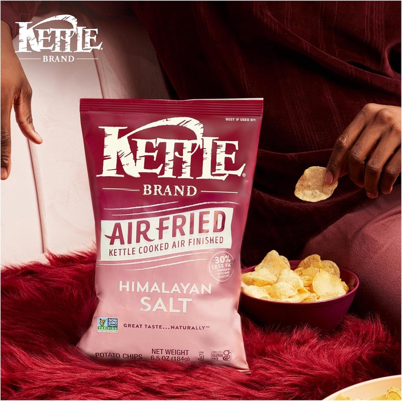 Kettle Brand Air Fried Himalayan Salt Potato Chips, 6.5 Oz Bag - Image 5