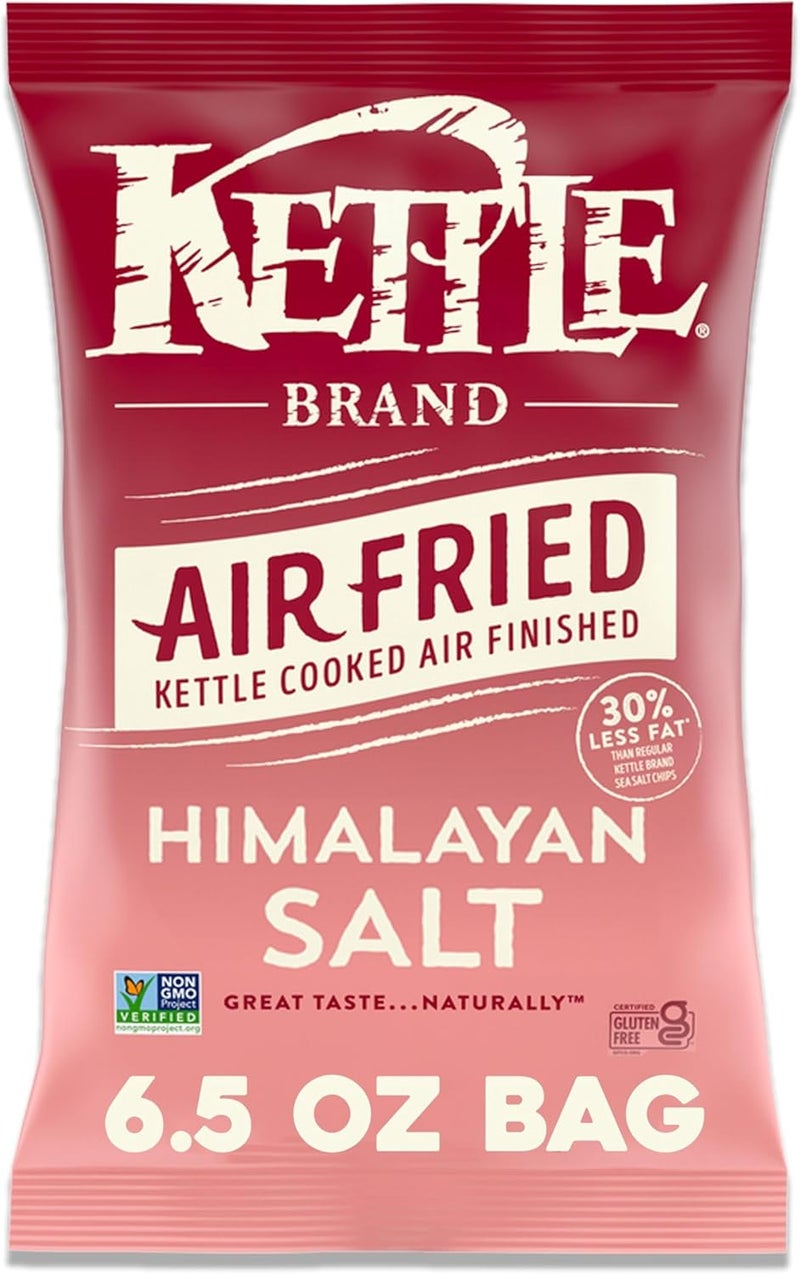Kettle Brand Air Fried Himalayan Salt Potato Chips, 6.5 Oz Bag - Image 1