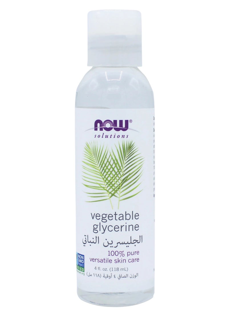 Glycerin Vegetable Oil 100% Pure Versatile Skin Care  118 Ml