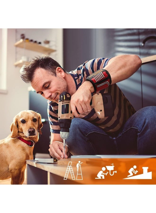 سوار معصم مغناطيسي، هدايا رجالية، هدايا عيد الميلاد، هدايا الفيل الأبيض، بوليستر، منظم أدوات - Image 3