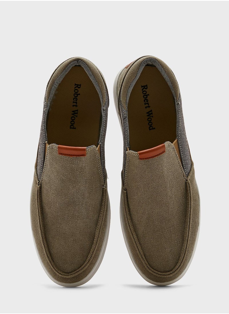 Robert Wood - Casual Moccasin Slip Ons - Image 1