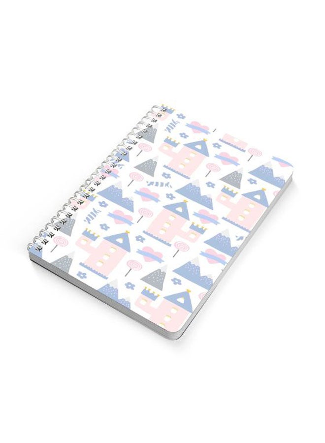 LOWHA Cute Stickers Design A5 Spiral Bound Notebook Multicolour - Image 2