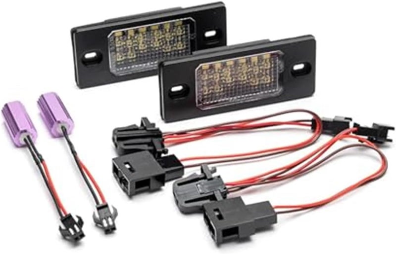 Wivplex White Canbus License Plate Lights for Cayenne 2002-2010 - Image 1