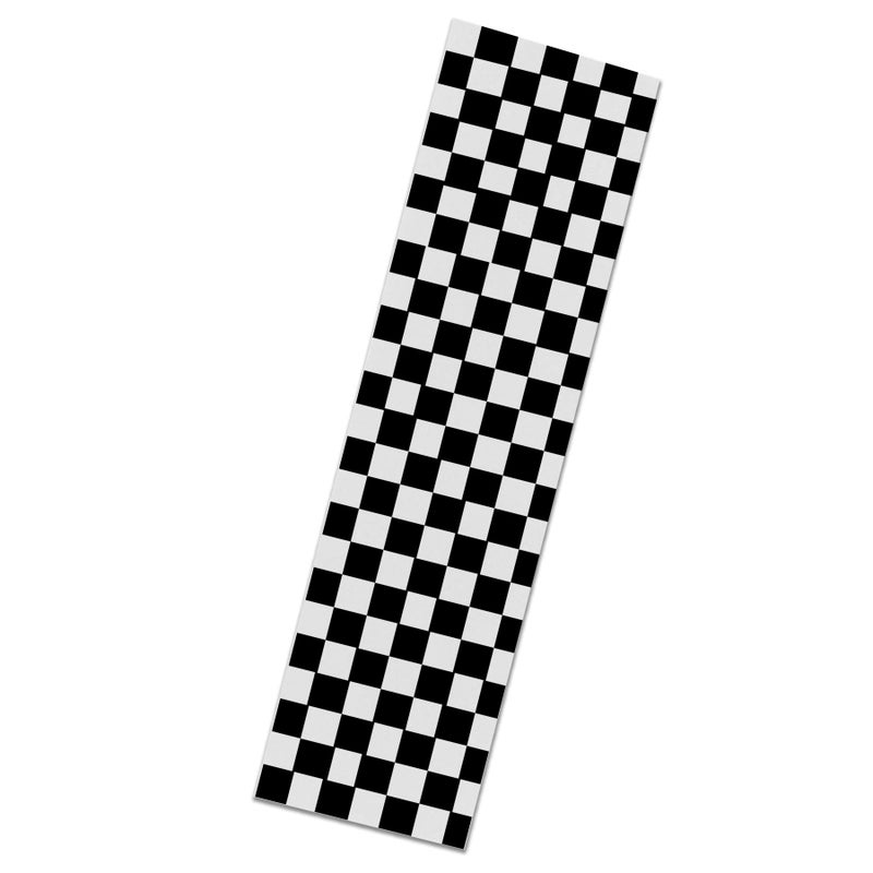 Black Widow BlackWidow Skateboard Grip Tape 9" x 33" Longboard Cruiser Grip Tape, and Scooter Griptape, Non Slip Skate Board Grip Tape Ease to Apply - Checker  - Image 1