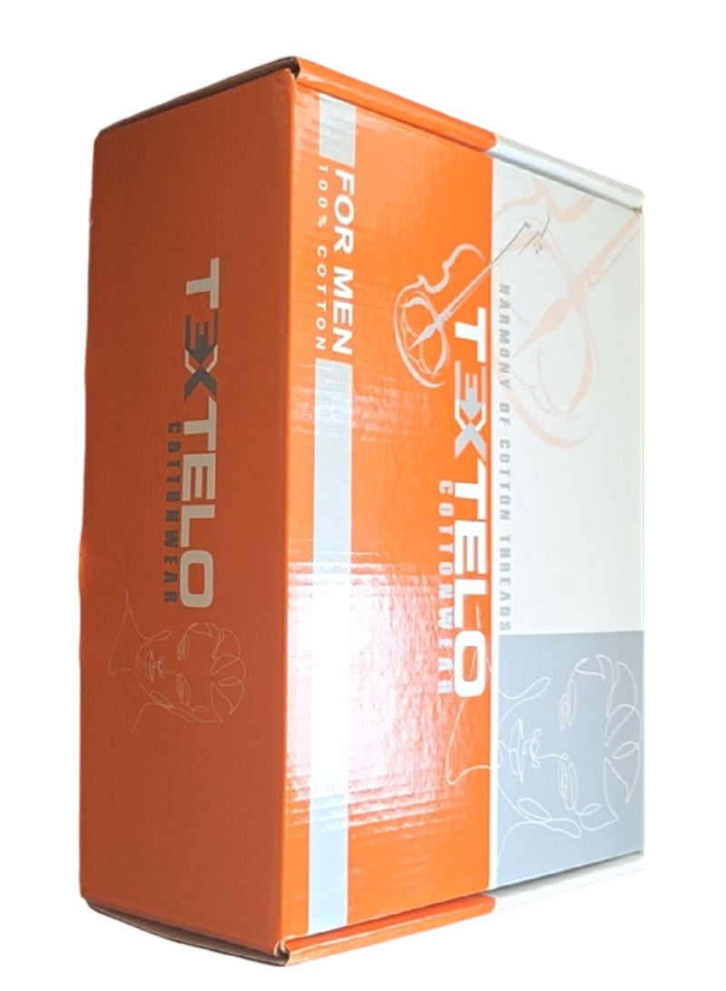 Textelo Man's Under Shirt 100% Cotton Vests Sport -Lounge T-shirt, Pack of 6,Tank Tops 3 Color(Black, Gray, Dark Blue) - Image 3