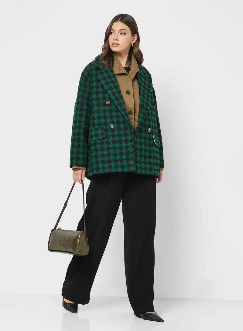 ELLA Printed Over Coat