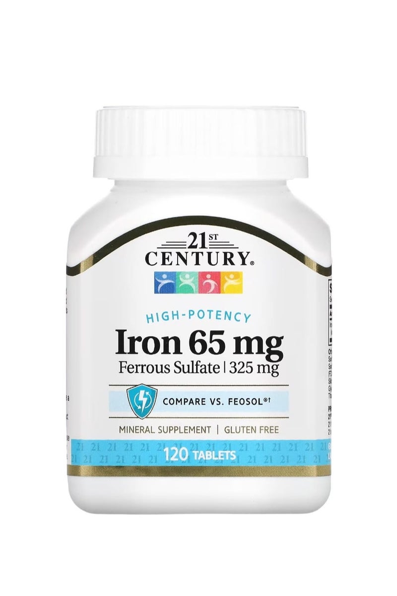 21st Century Iron 65 mg 120 Tablets - Image 1