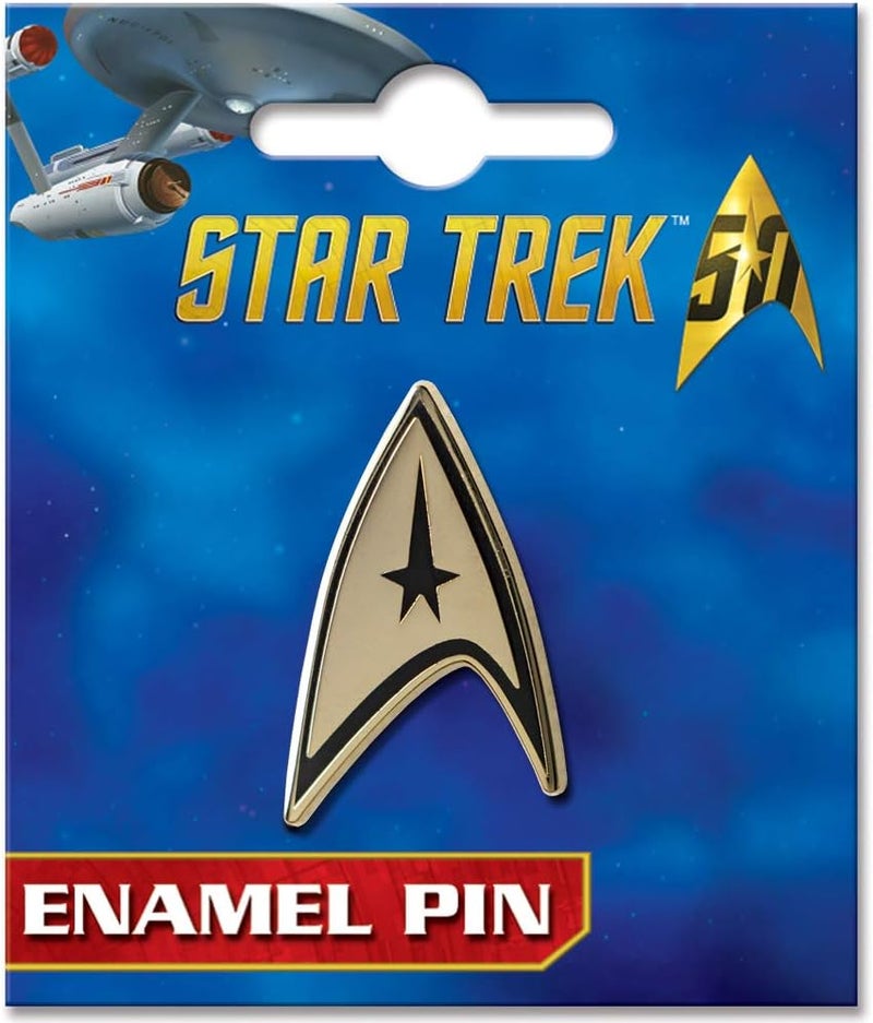 Ata-Boy Star Trek Command Insignia 1.12" Full Color Enamel Pin - Image 1