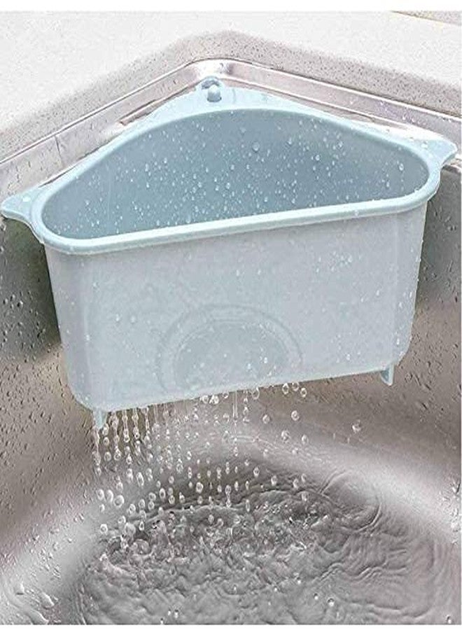 BLAPOXE Kitchen Triangle Sink Corner Storage Rack Suction Cup Holder Organizer for Dish Sponge Soap Cleaning Brush - Image 5