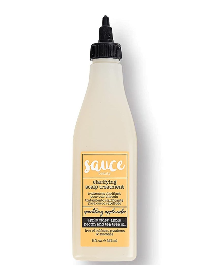 Sauce Beauty SAUCE BEAUTY Honey Chia Smoothing Curl Mask & Sparkling Apple Cider Clarifying Scalp Treatment - Conditioner for Curly Hair - Real-Food Hair Products - 2 Pack - Image 4