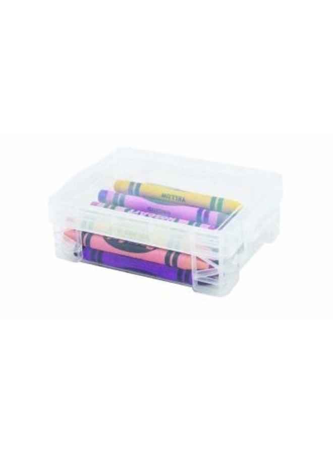 Super Stacker Stackable Crayon Box - Clear (4 Pack) - Image 2