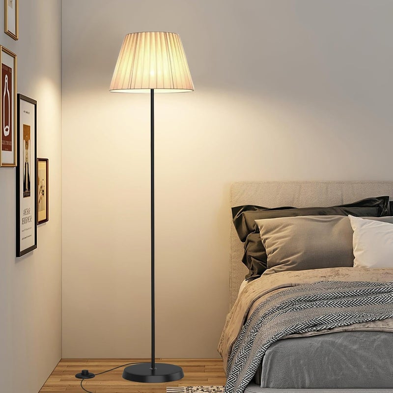 Snooe Floor Lamp, Modern Tall Floor Lamps for Living Room, Floor Standing Lamps Home Decor, Floor Lighting for for Bedroom, Study Room, Office (Black) - Image 4